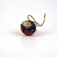 Rolnička vánoční malovaná 4 cm