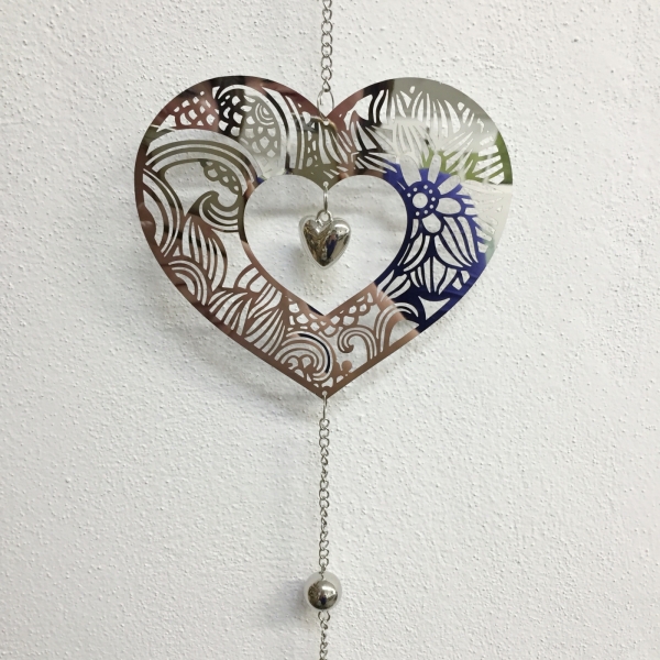 Romantický dárek dvě srdce 79cm