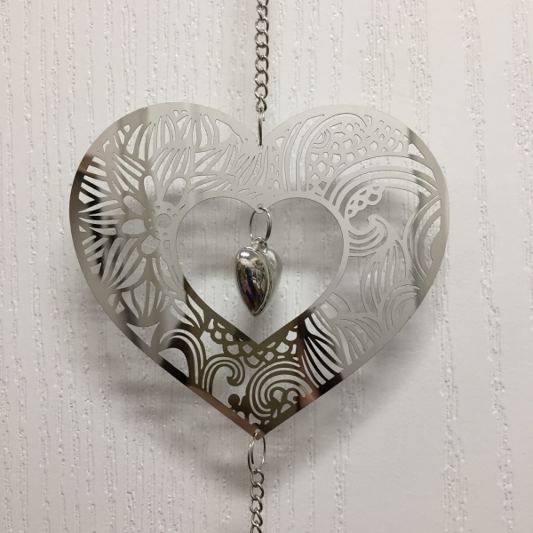 Romantický dárek dvě srdce 79cm