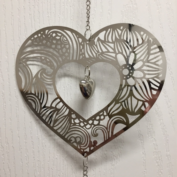 Romantický dárek dvě srdce 79cm