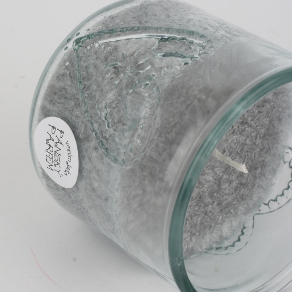 Ručně odlévaná svíčka ve sklenici pánský 480g