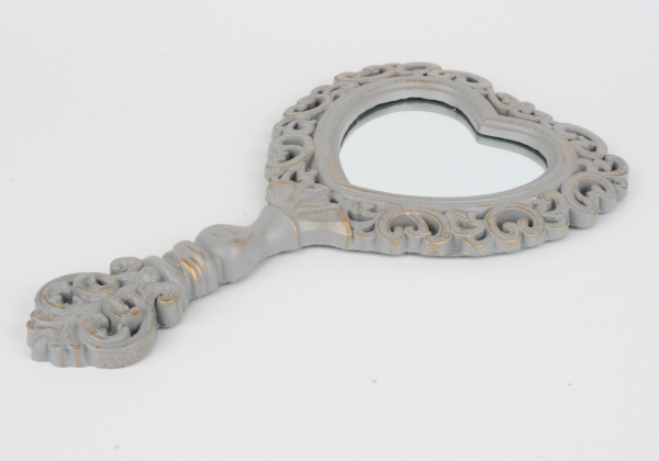 Ruční zrcátko srdce 28,5cm