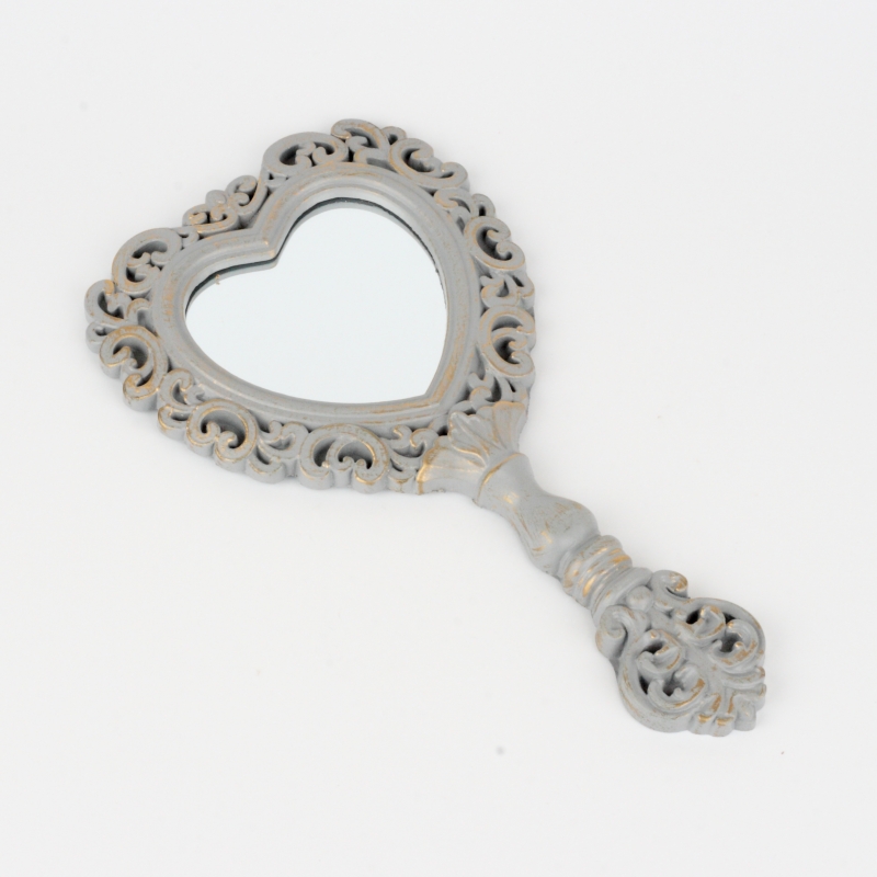 Ruční zrcátko srdce 28,5cm