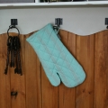 Rukavice / chňapka - tyrkysová