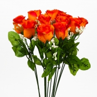 Růže oranžovo-červená 50cm