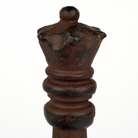 Šachy figurka dáma 7x7x21cm litina