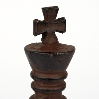 Šachy figurka král 7x7x20cm litina