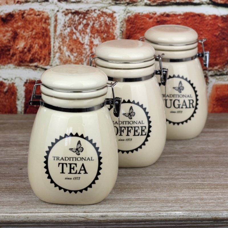 Sada dóz na potraviny s motýlkem 16cm