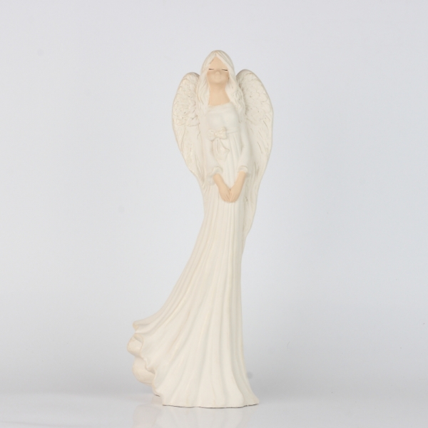 Sádrový anděl Děkuji 39cm