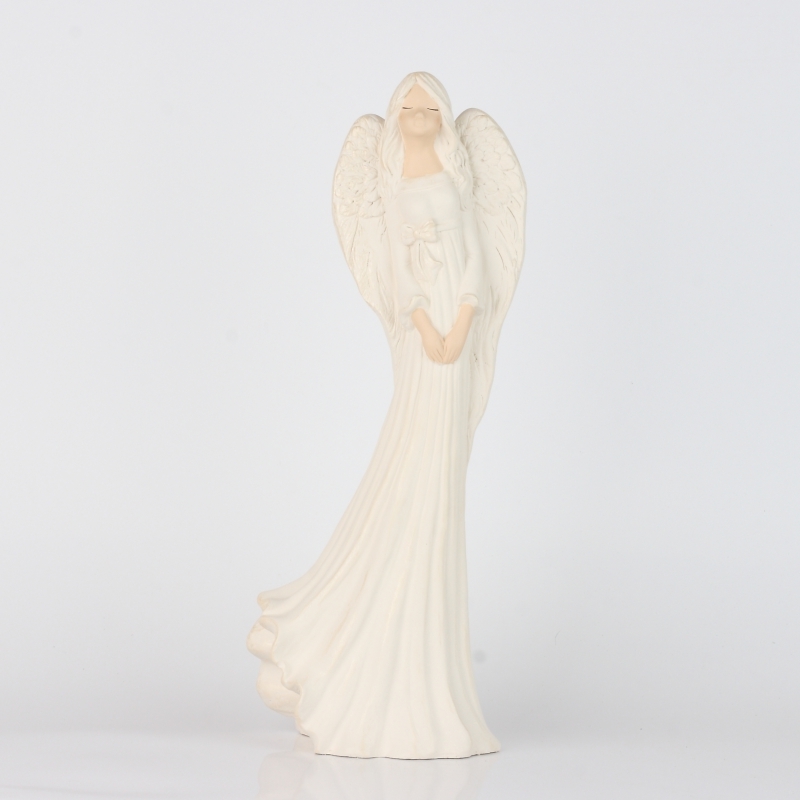Sádrový anděl Děkuji 39cm