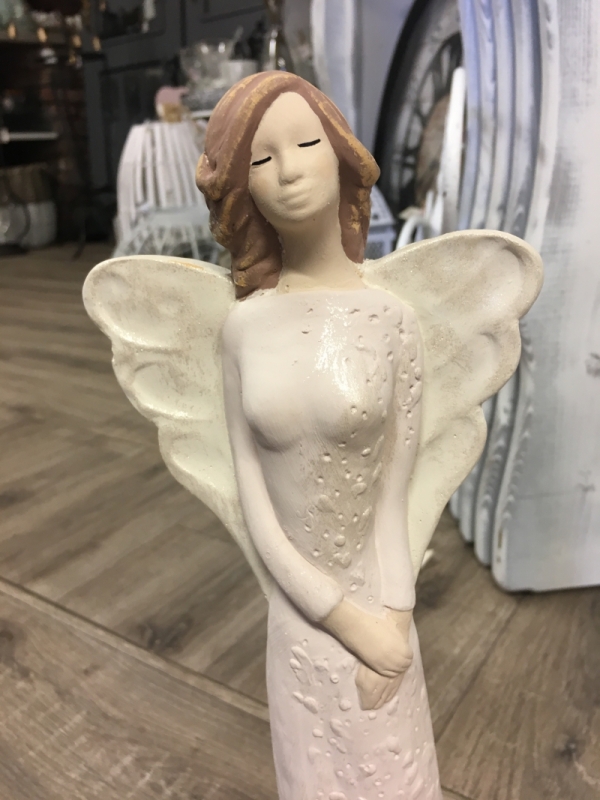 Sádrový anděl Něžné pohlazení 39cm