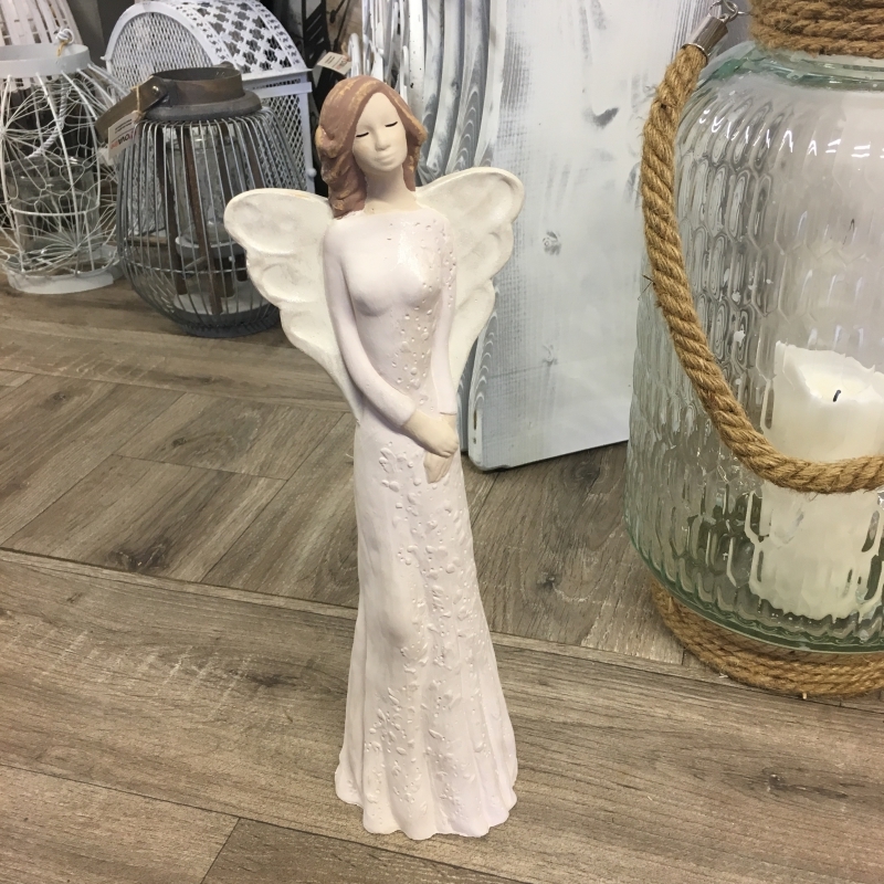 Sádrový anděl Něžné pohlazení 39cm