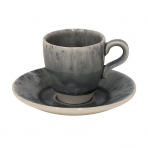 Šálek na kávu s podšálkem 0,08l MADEIRA šedý