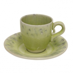 Šálek na kávu s podšálkem 0,08l MADEIRA žlutý