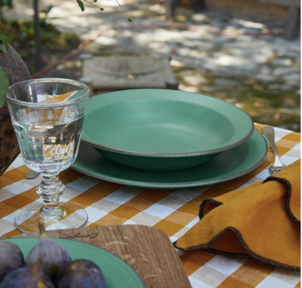 Šálky s podšálky 0,08L POSITANO, zelená SADA 6ks