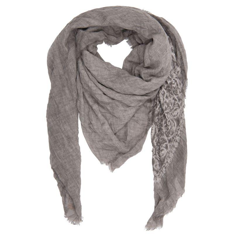 Šátek Odpolední káva 140x140cm