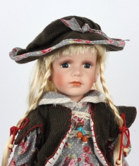 Sběratelská porcelánová panenka Rosemary 40cm