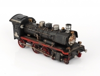 Sběratelský model černé lokomotivy 29cm 