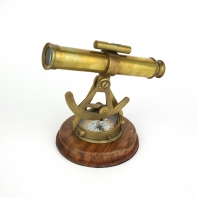 Sběratelský předmět teodolit s kompasem 18x23cm