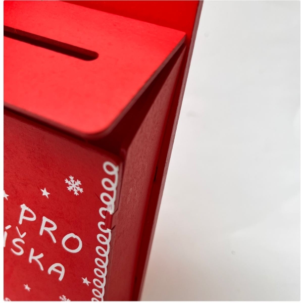 Schránka na dopis pro Ježíška 17 x 12,5 x 4,3 cm 