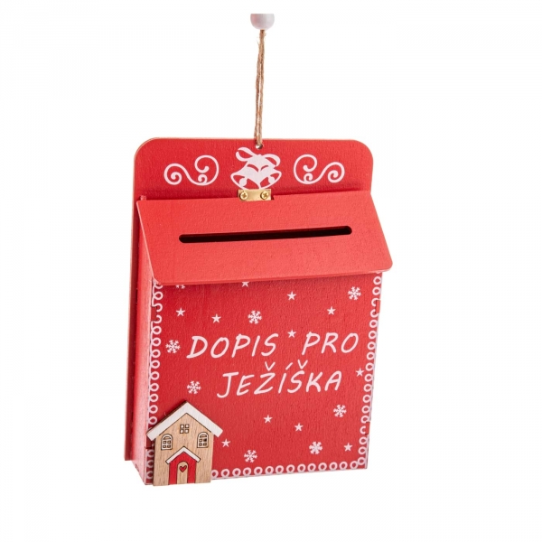Schránka na dopis pro Ježíška 17 x 12,5 x 4,3 cm 