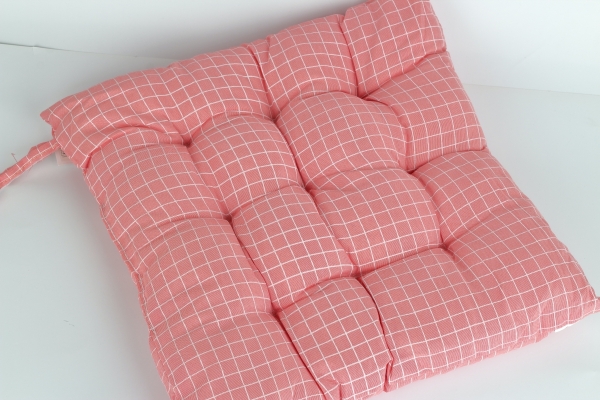 Sedák na židli starorůžový 40x40cm