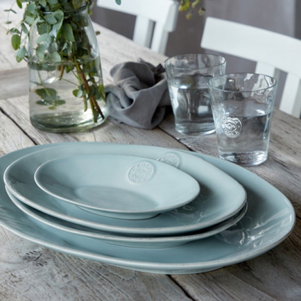 Servírovací tác oválný NOVA 30cm tyrkysový