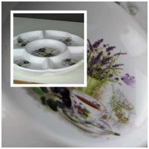 Servírovací talíř Levandule 24cm