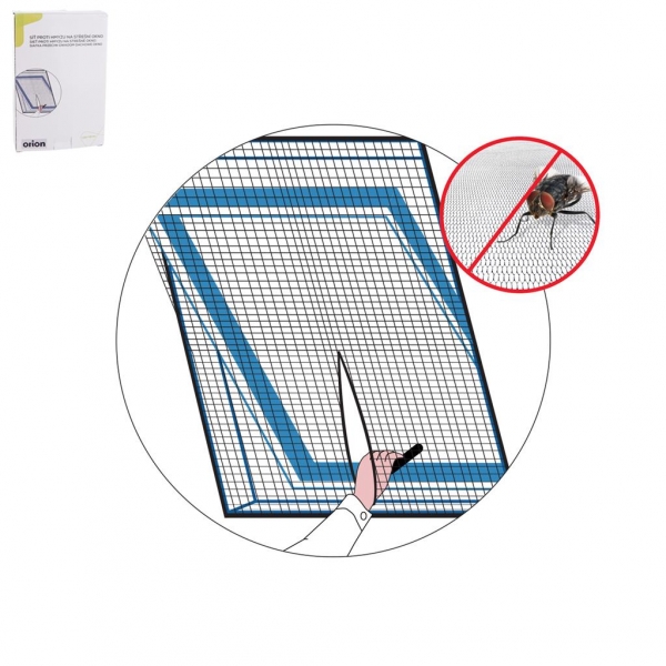 Síť proti hmyzu do střešního okna bílá 120X140cm