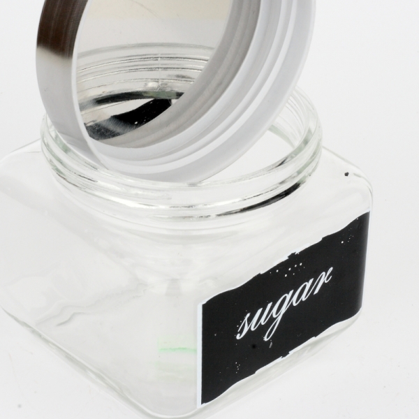 Skleněná dóza na cukr 10cm