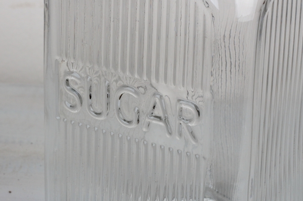 Skleněná dóza na cukr SUGAR 18x10x10cm