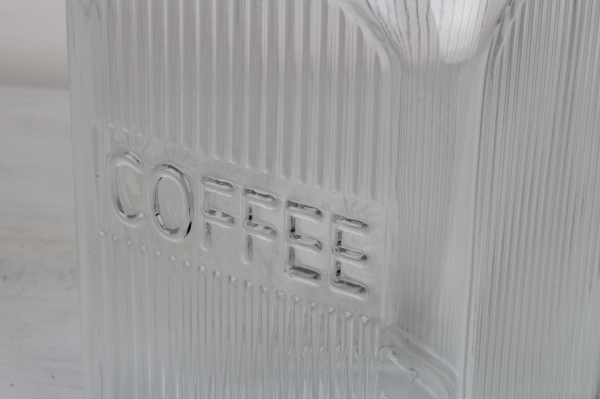 Skleněná dóza na kávu COFFEE 18x10x10cm