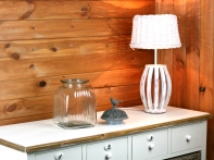 Skleněná dóza na potraviny s ptáčkem 31cm