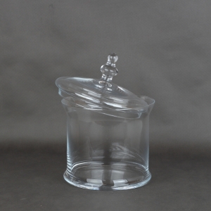 Skleněná dóza na sušenky s víkem 30x21cm