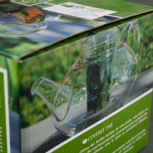 Skleněná konvička na čaj 1litr