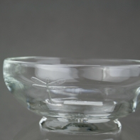 Skleněná miska na olivy Libellules 4,3cm/průměr 12cm