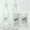 Skleněná sada na ocet a olej Country Home 29cm