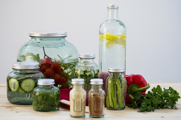 Skleněná váza From me to you 25cm