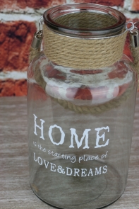 Skleněná váza Home