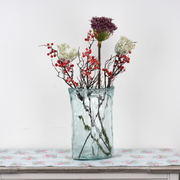 Skleněná váza PANDORA AUTHENTIC 33x22cm