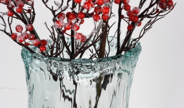 Skleněná váza PANDORA AUTHENTIC 33x22cm