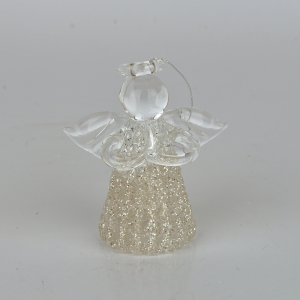 Skleněný anděl 3x4,5cm