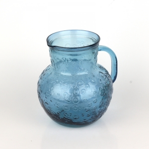 Skleněný džbán Flora modrý - San Miguel 2,3l