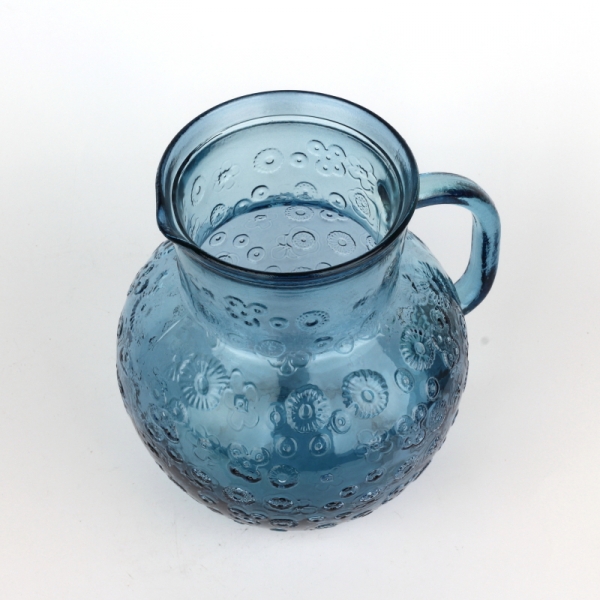 Skleněný džbán Flora modrý - San Miguel 2,3l