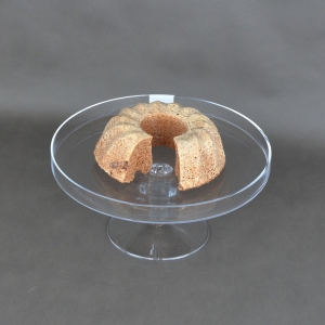 Skleněný podnos na dort 32cm