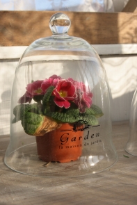 Skleněný poklop GARDEN - černý