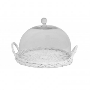 Skleněný poklop na pečivo 32cm
