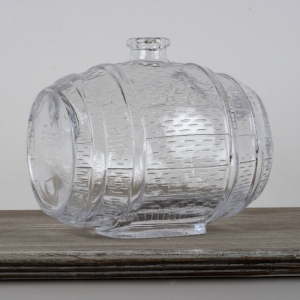 Skleněný soudek 20x23cm