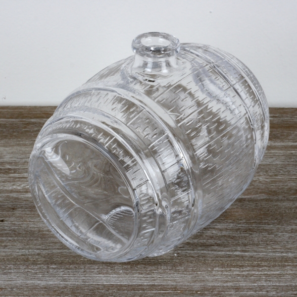 Skleněný soudek 20x23cm