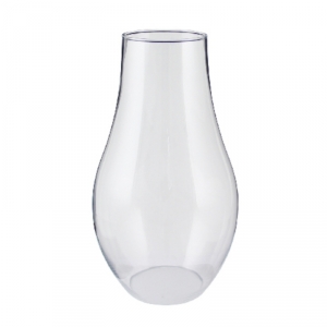 Skleněný svícen 28cm